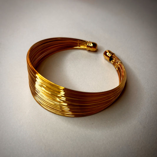 Kavnta Bangle-Style Cuff Bracelet For Women And Girls