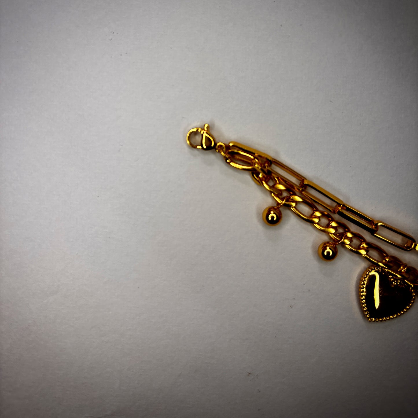 Kavnta Anti Tarnish Heart themed Wraparound Bracelet For Women