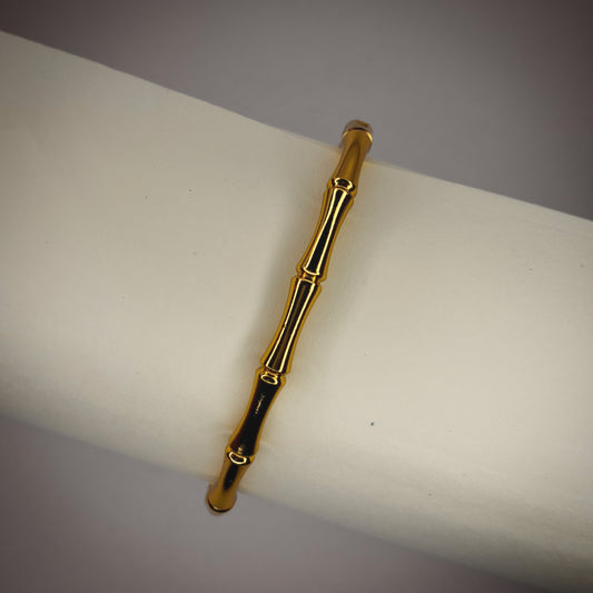 Kavnta Anti Tarnish Bamboo Bracelet South Korean